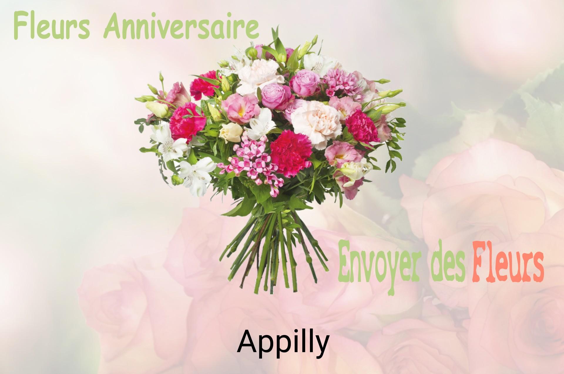 Bouquet de fleurs d’anniversaire livré à Appilly